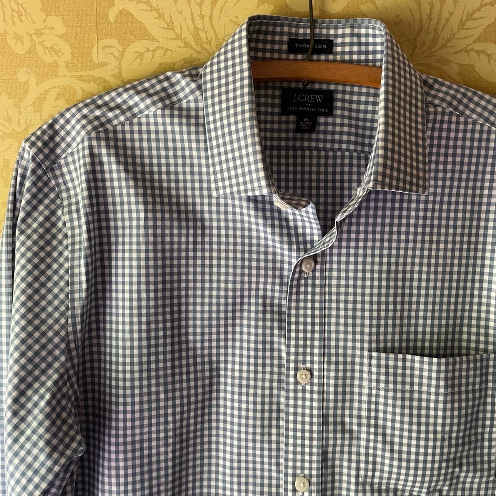 J. Crew “Thompson” Flex Wrinkle Free Button Down Shirt, Men’s Medium